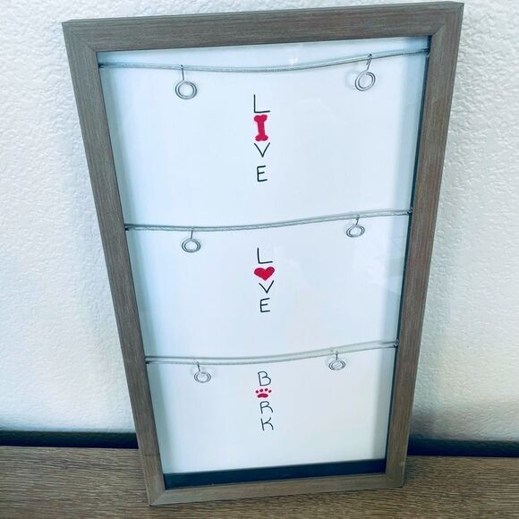 Dog Shadow Box Picture Frame Wall Display Decor - Picture 1 of 4